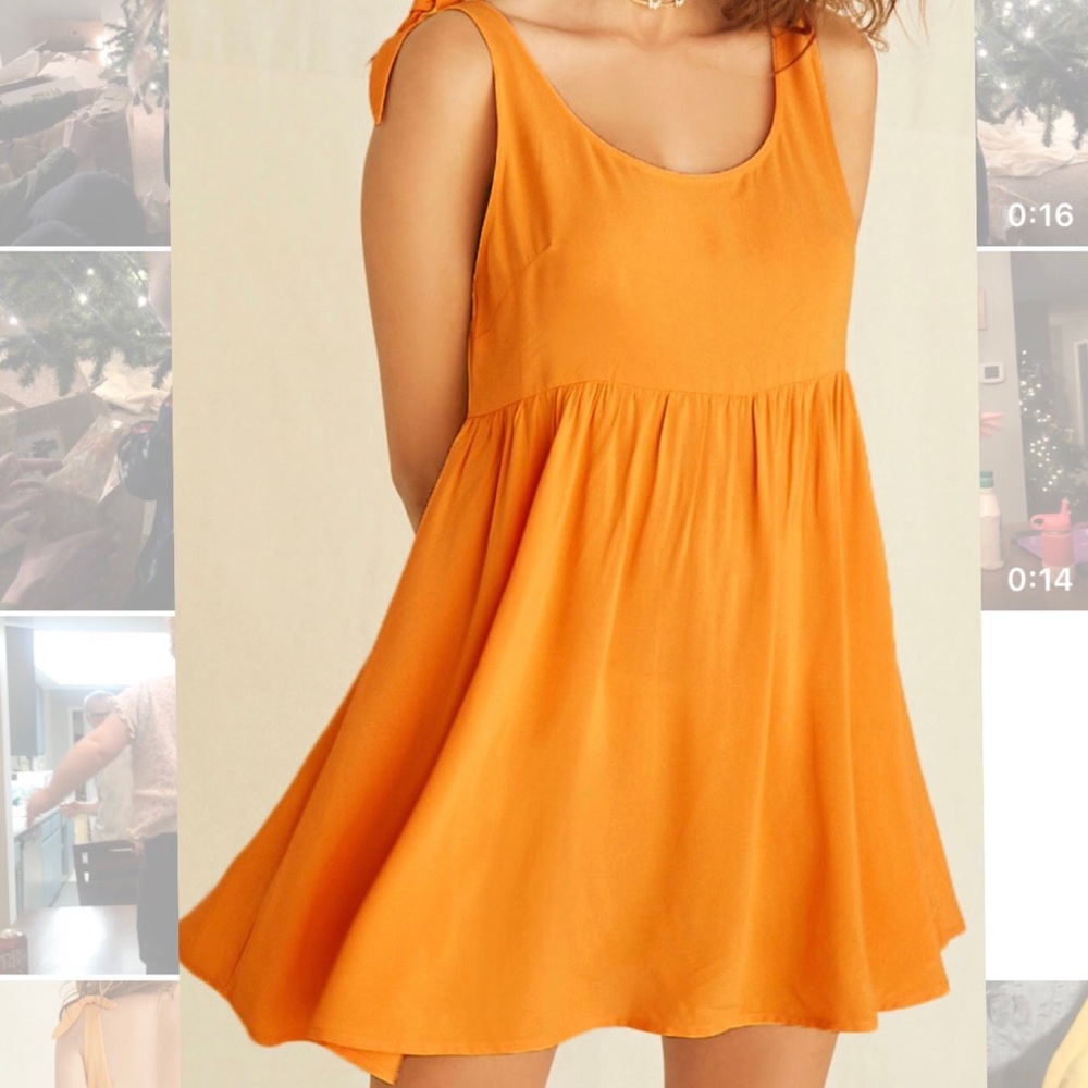 Knot and tie dress